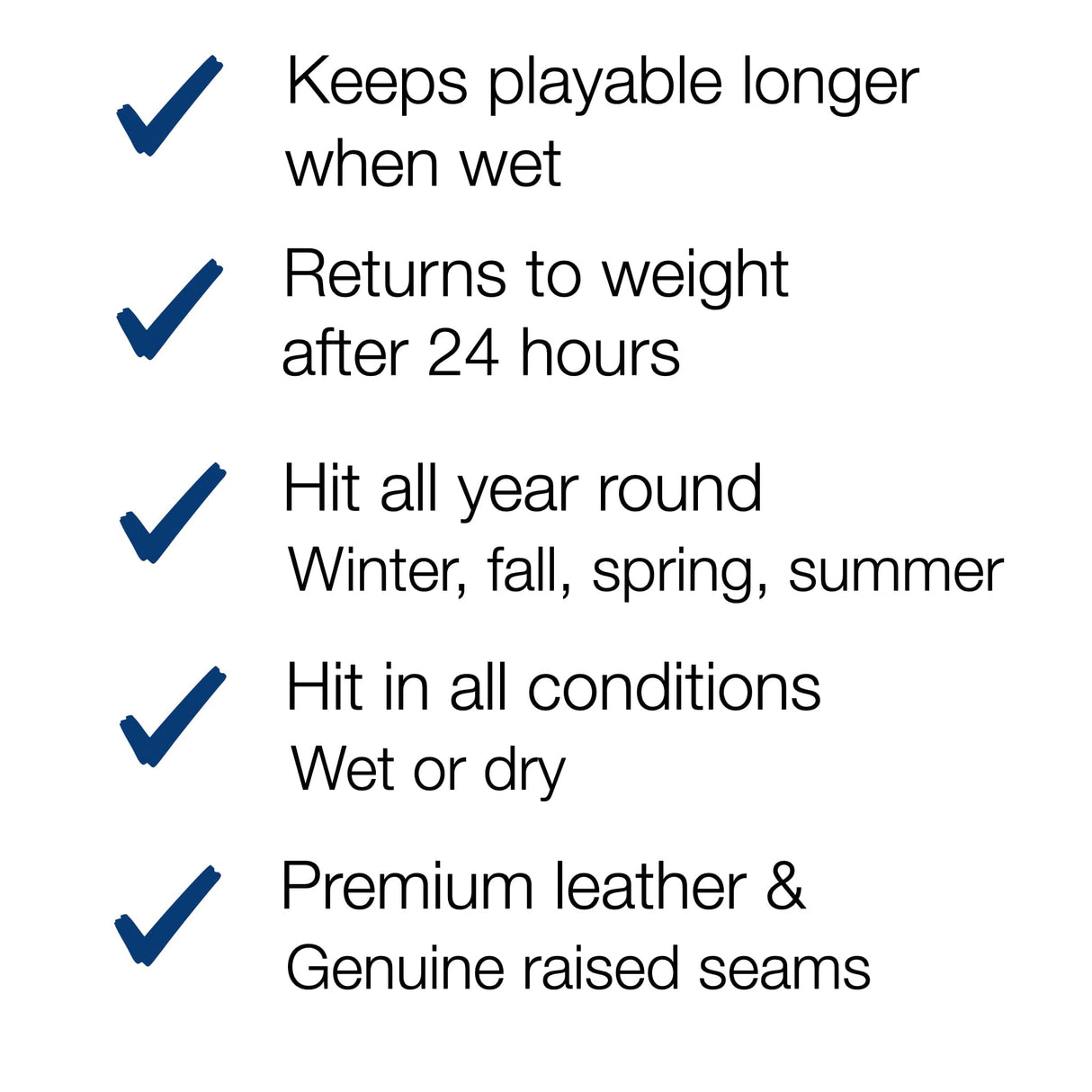 All Weather Baseballs - 1 Dozen