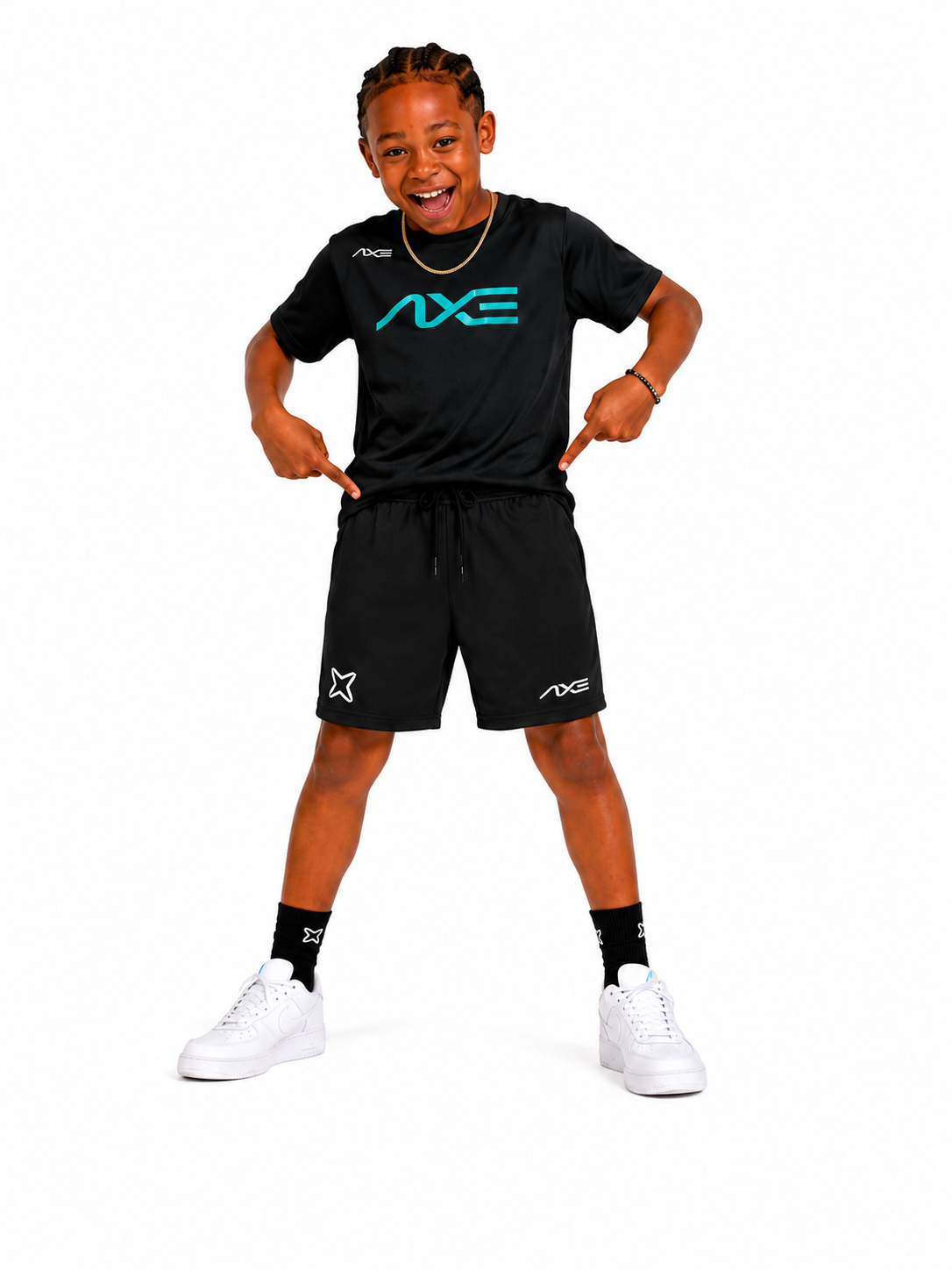 Axe Training Short Black (Youth)