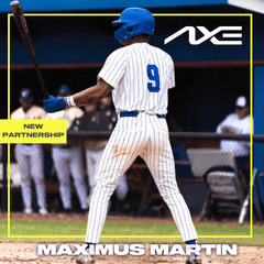 Maximus Martin Division 1 Athlete Georgia State Partners with Axe Bat
