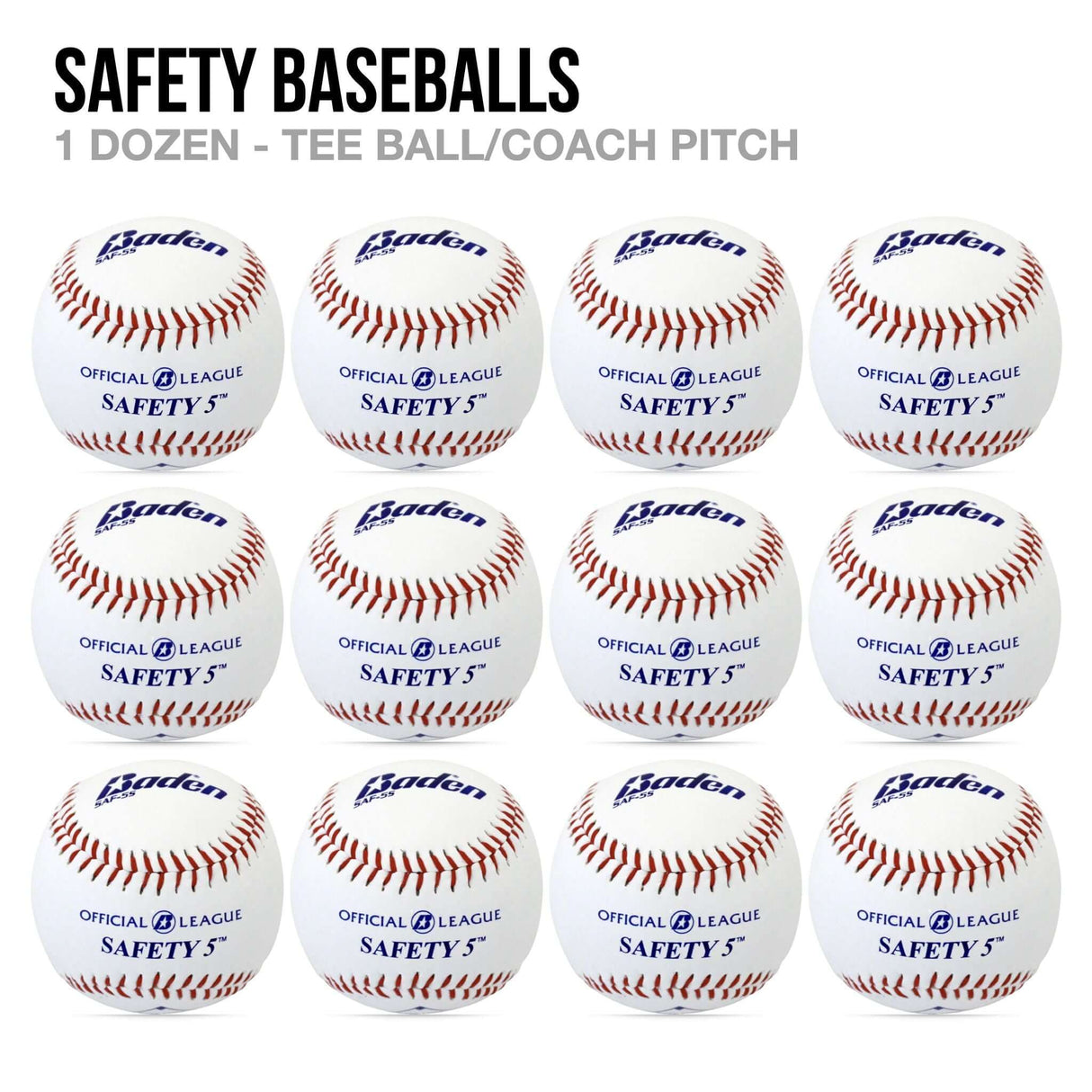 Safety Baseball for tee ball and coach pitch - view 4.