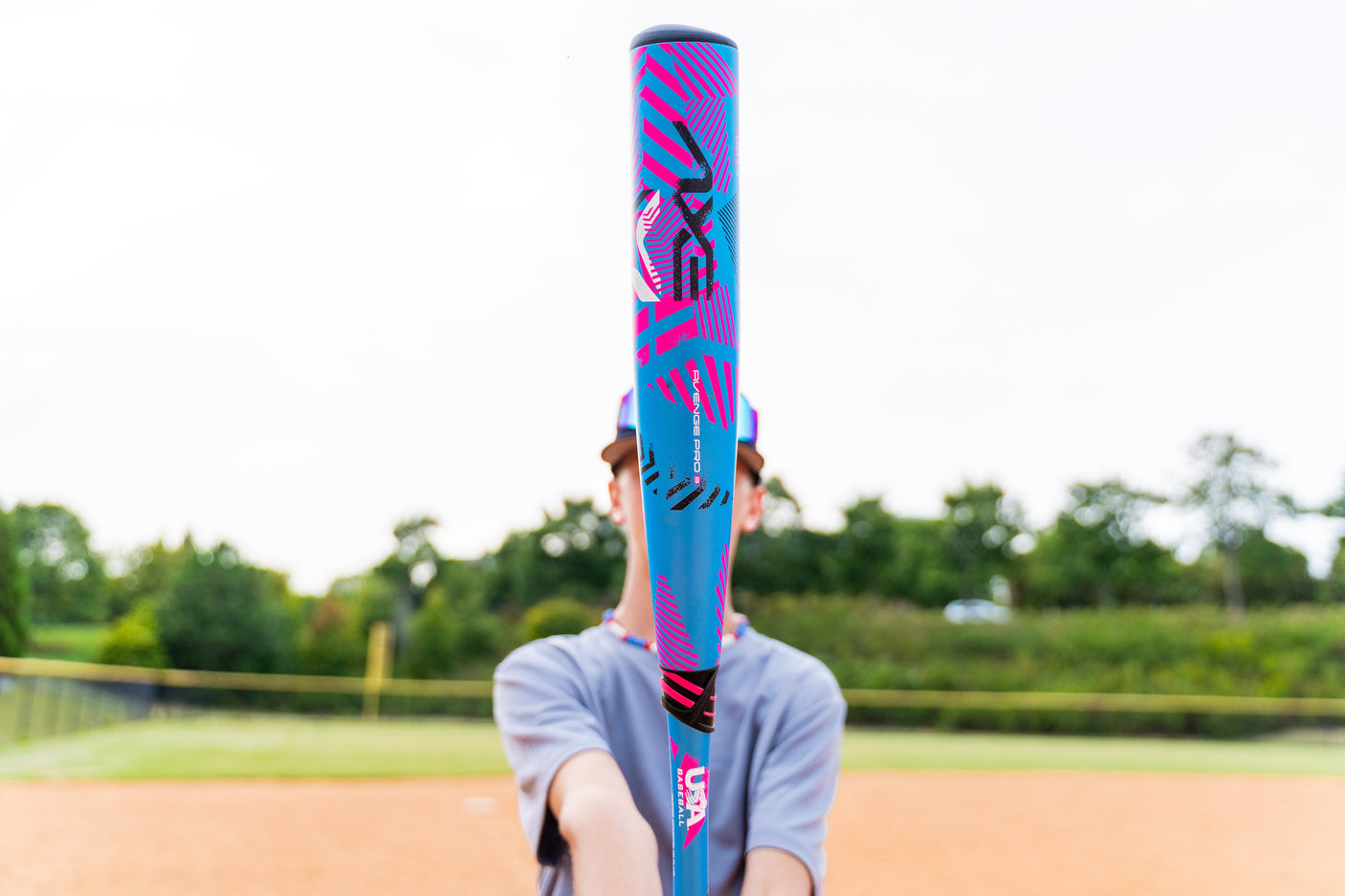Axe Avenge Pro 3 USA Baseball Bat, -10 drop, Standard Handle, lifestyle photo.