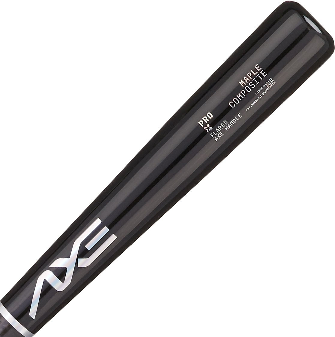 Axe Pro Maple Composite Wood Baseball Bat, Obsidian Black.