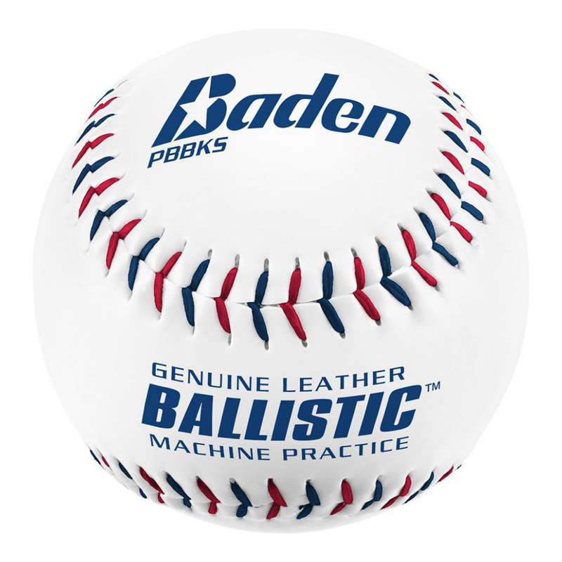Ballistic Baseballs | Pitching Machine Practice | Leather, Kevlar Seam | 1 Dozen — Pitching Machine Practice · Leather, Kevlar Seam