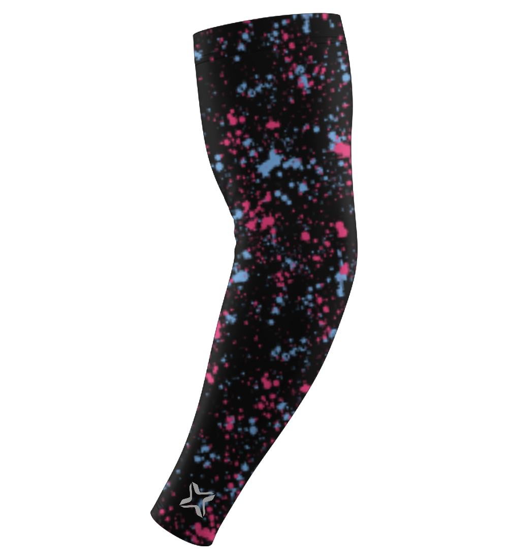 Limited Edition Axe Arm Sleeve, left arm, splatter print.