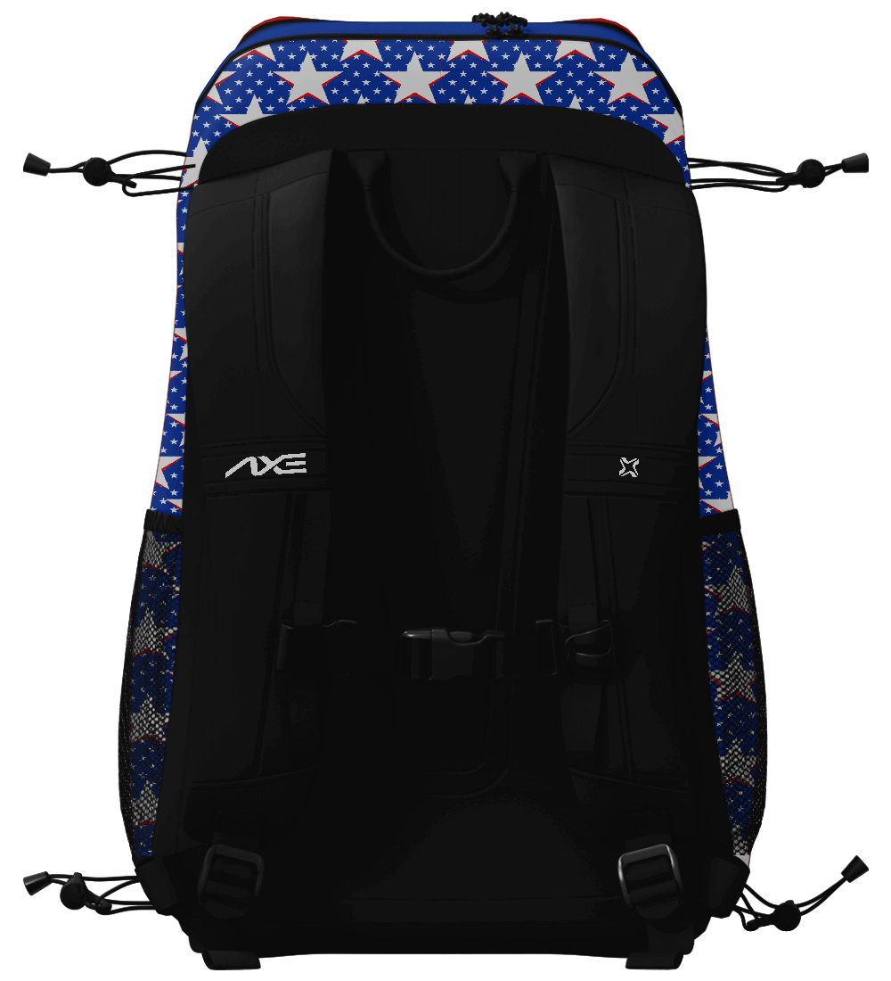 Limited Edition Axe Batpack, USA, back view.