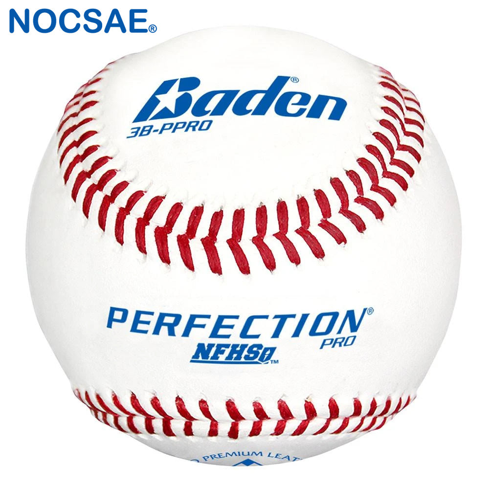Perfection Pro Baseballs, NFHS and NOCSAE approved leather game ball, 1 dozen.