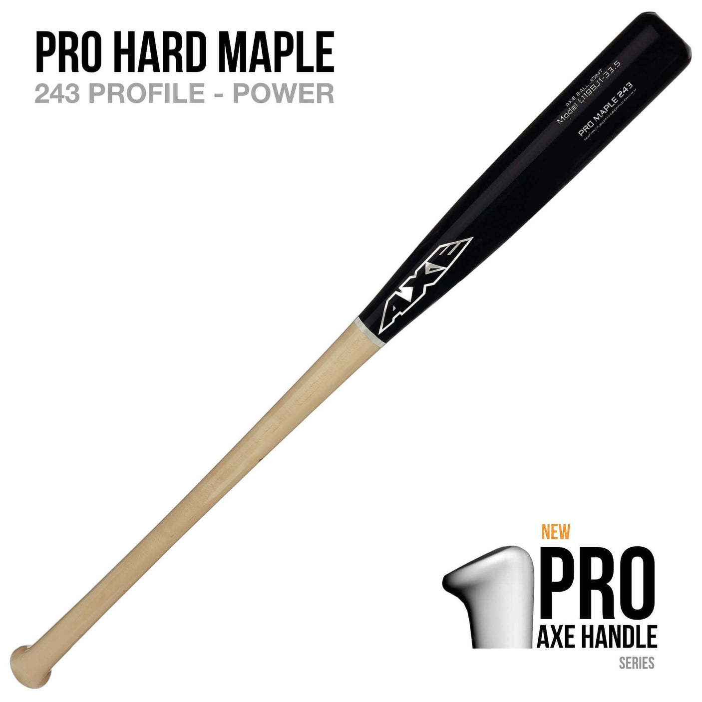 Axe Pro Maple 243 (PRO AXE HANDLE) - L119BJ1 Baseball