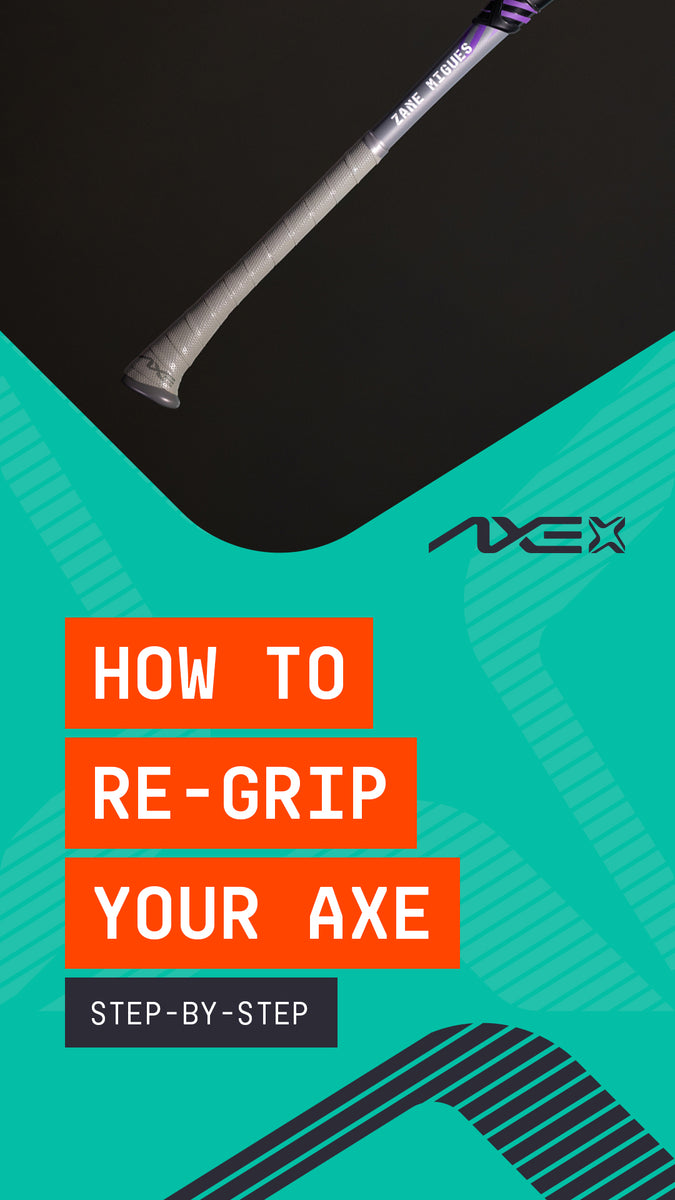 How To ReGrip Your Axe Bat Replace Grip Tape StepByStep Instruc