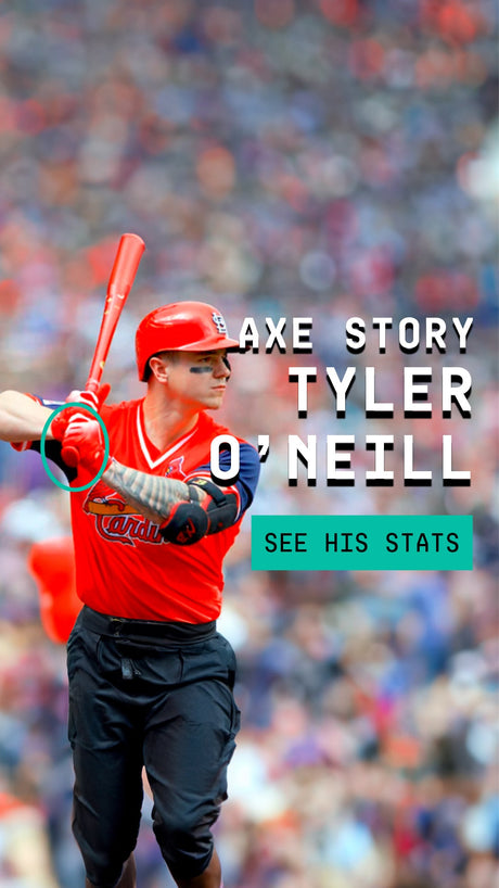 Axe Pro player profile, Tyler O'Neill, blog banner.