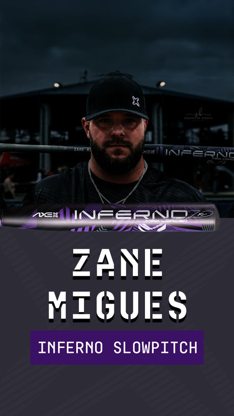 Introducing the Zane Migues Inferno Maxload USSSA Player Model Slowpitch Softball