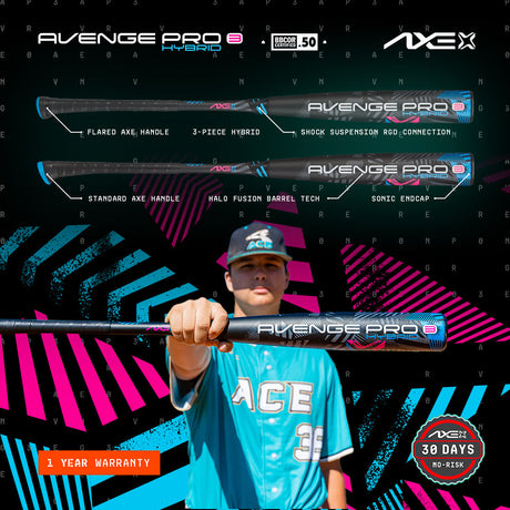 The patented Shock Suspension RGD Connection, no more bat sting.