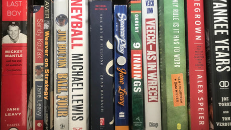 Six favorite baseball books for players, blog banner.