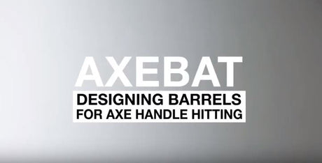 Designing barrels for Axe Handle hitting, blog banner.