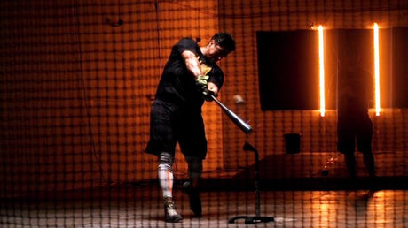Study on harder, more optimal contact when swinging Axe Handle bats, blog banner.