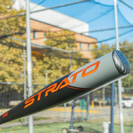 2023 Axe Strato BBCOR bat technical details, blog banner.