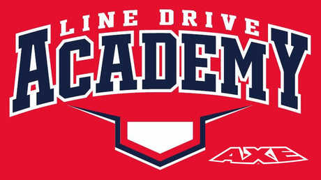 Axe Bat partner spotlight, Line Drive Academy, blog banner.