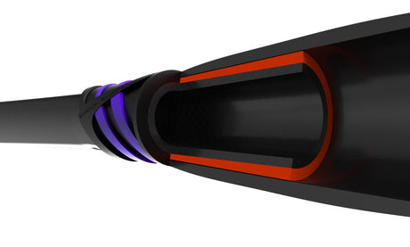 Axe Bat Shock Suspension Connection, bat sting reduction technology.