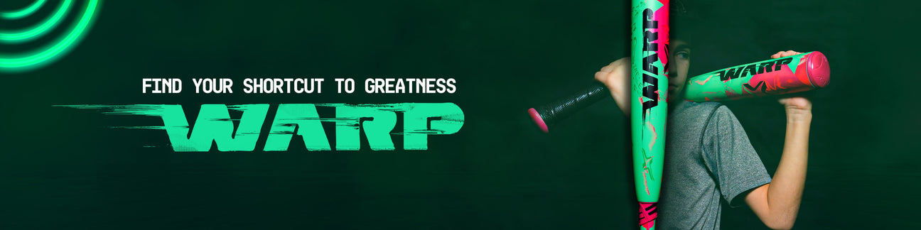 Axe WARP USSSA baseball bat collection banner.