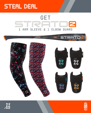 Daily Steal 6 | Strato 2 -10 USSSA Bundle with Elbow Guard & Arm Sleeve