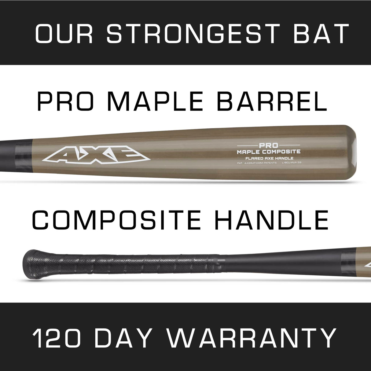 Axe Pro Maple Composite Wood Bat - Flared Handle