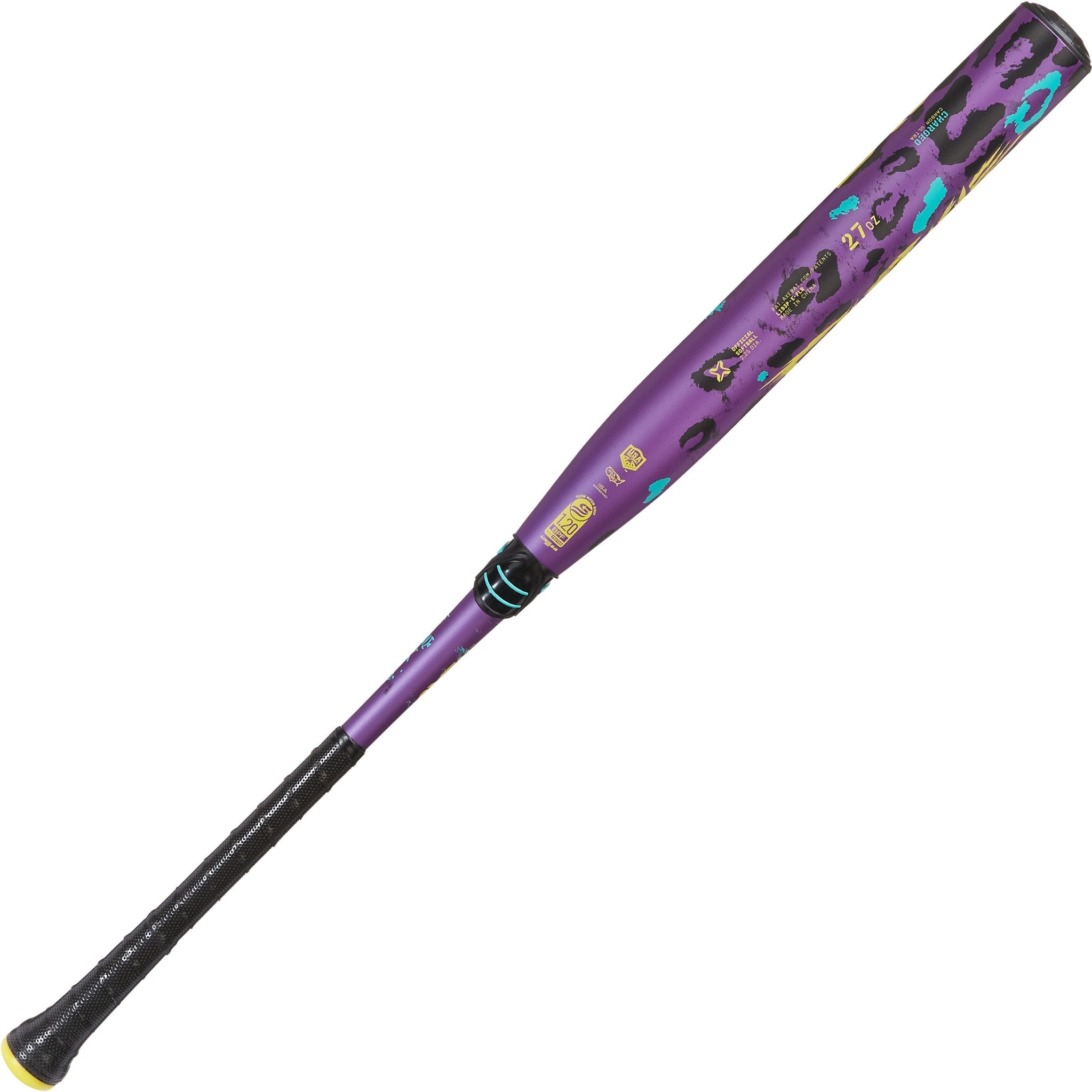 Axe Dabacle Dual Stamp Slowpitch Bat | ½ oz Endloaded | Flared Handle