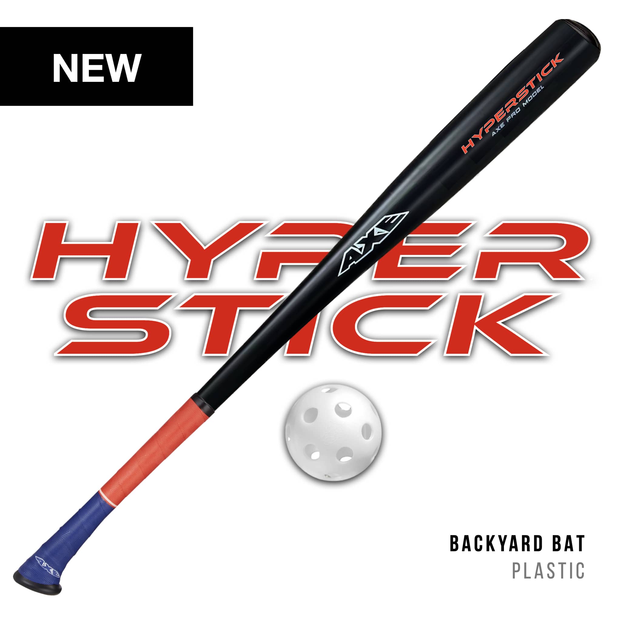Axe Hyperstick Backyard Plastic Bat and Ball Set
