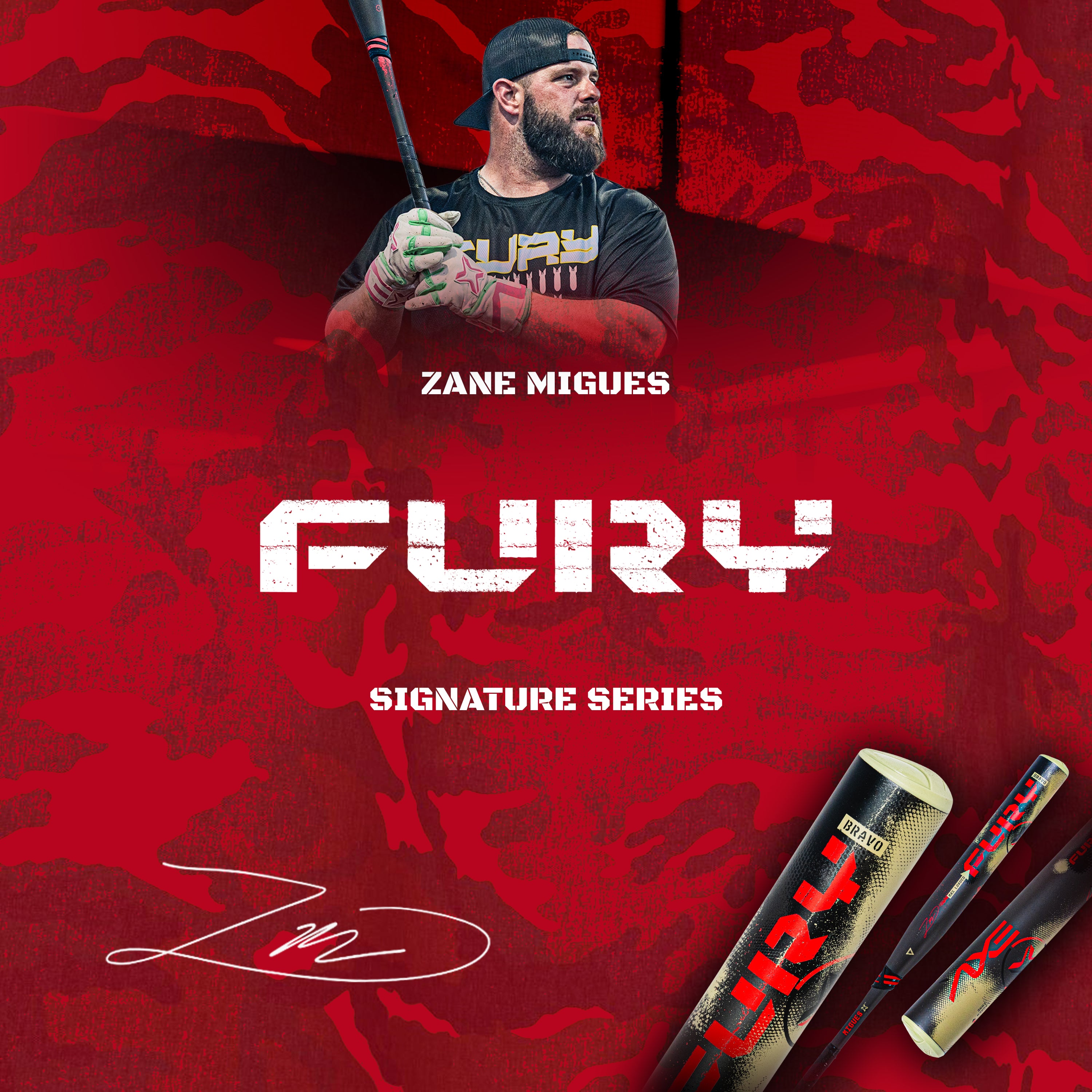 エクサパット Axe Fury USSSA Slowpitch | Zane Migues | 1.5 oz Maxloaded | Axe Handle