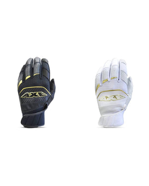 Axe Armor Batting Gloves, black and white.