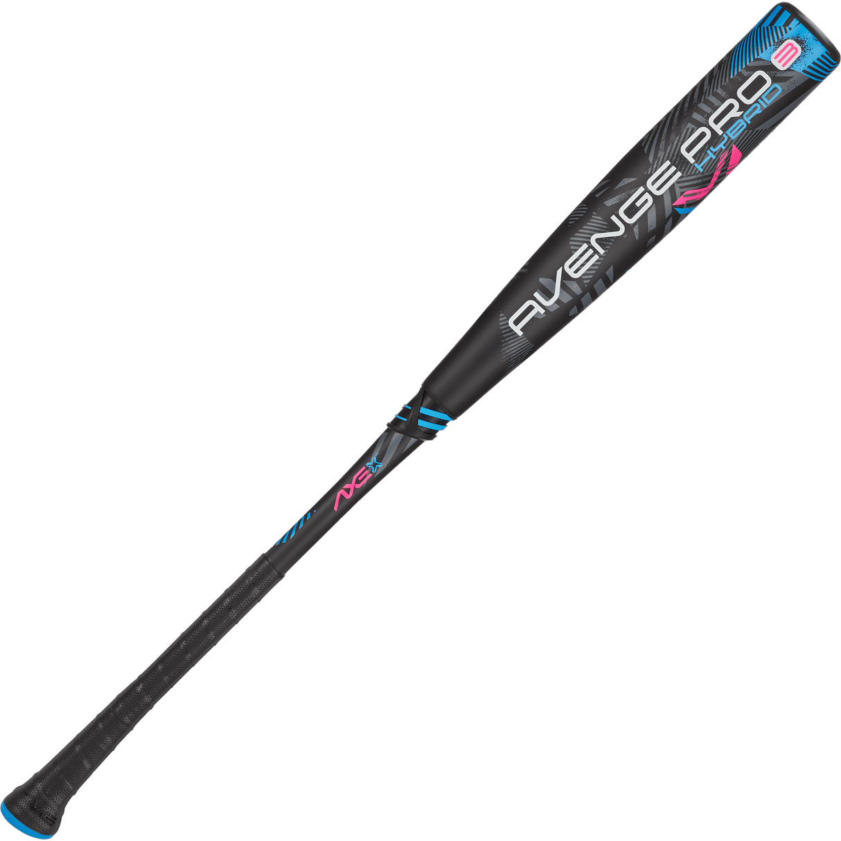 Axe Avenge Pro 3 Hybrid BBCOR Baseball Bat, -3 drop, Flared Handle.