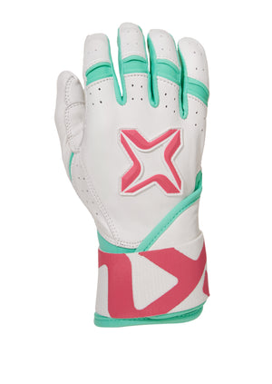 Axe Batting Gloves, Snapmint, worn.