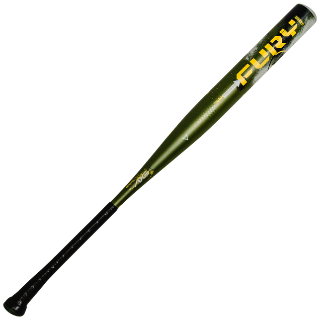 Axe Fury Bravo 1-Piece USSSA Slowpitch Bat, endloaded, Flared Handle, packaging.