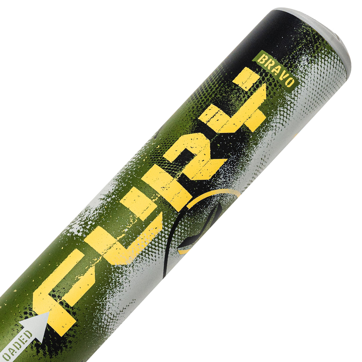 Axe Fury Bravo 1-Piece USSSA Slowpitch Bat, endloaded, Flared Handle.