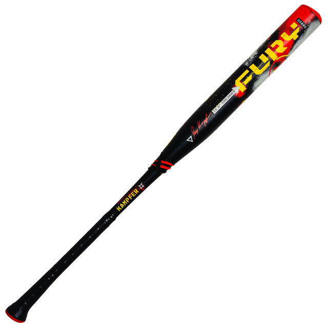 Axe Fury Bravo USSSA Slowpitch Bat, Joey Kampfer Player Edition, packaging.