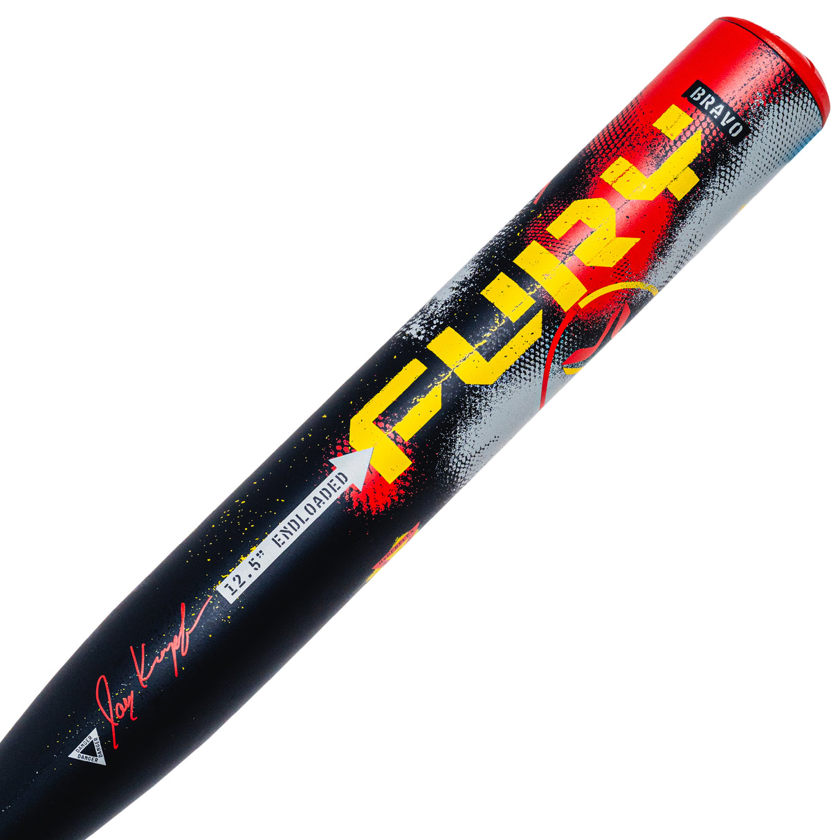 Axe Fury Bravo USSSA Slowpitch Bat, Joey Kampfer Player Edition, 12.5 inch barrel, endloaded, Flared Handle.