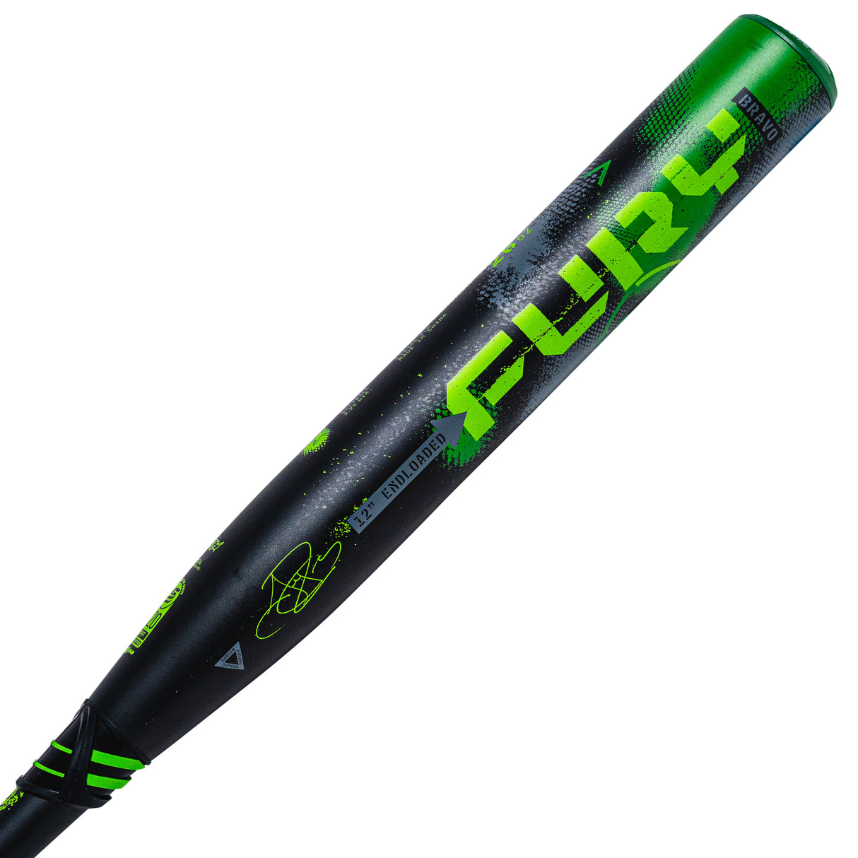Axe Fury Bravo USSSA Slowpitch Bat, John Radich Player Edition, 12 inch barrel, endloaded, Flared Handle.
