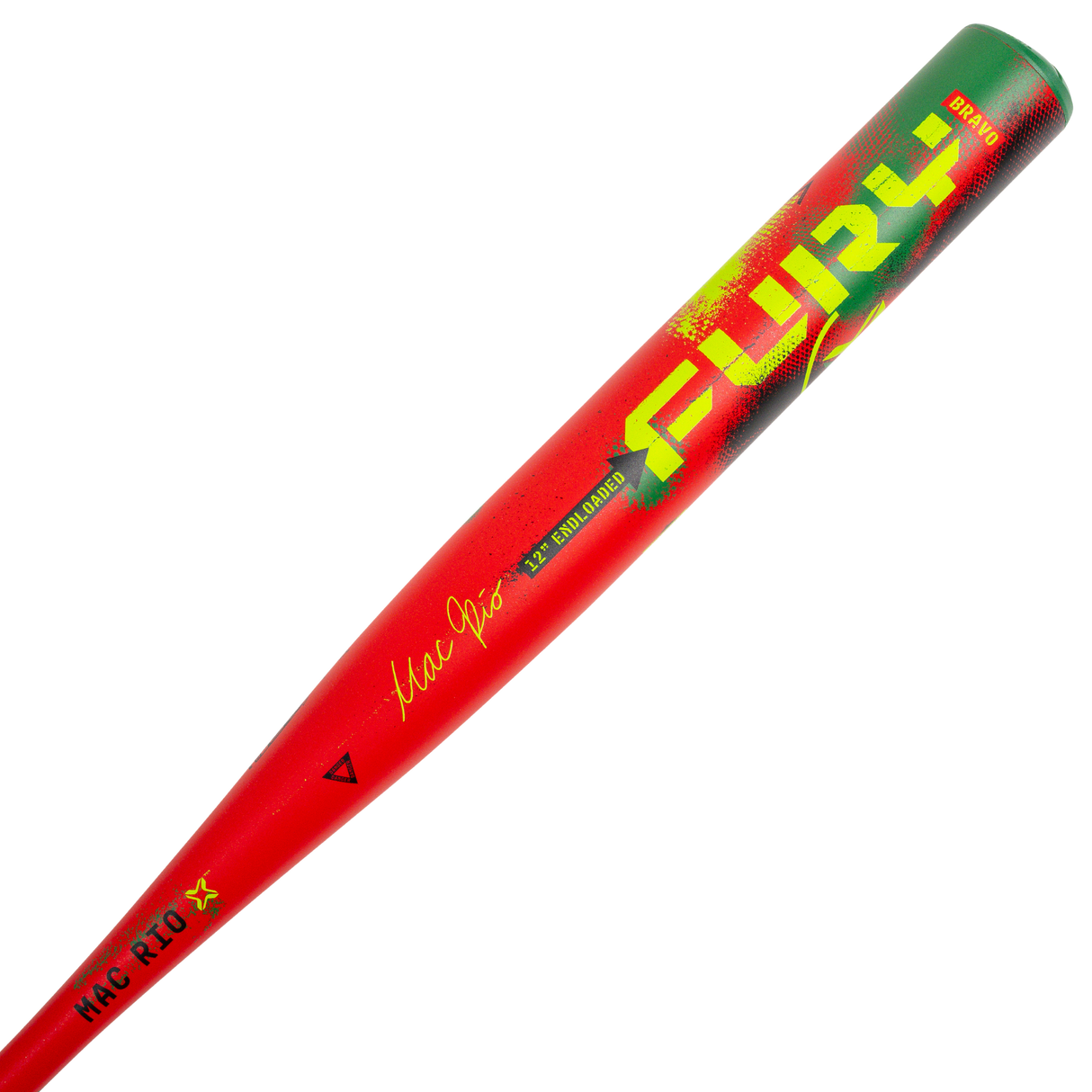 Axe Fury Bravo USSSA Slowpitch Bat, Money Mac Rio Edition, 1-piece, 12 inch barrel, endloaded, Flared Handle - view 2.