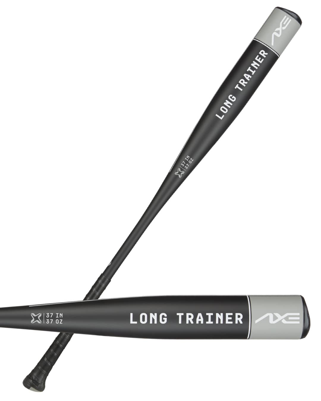 Axe Long Trainer Bat powered by Driveline Baseball, packaging.
