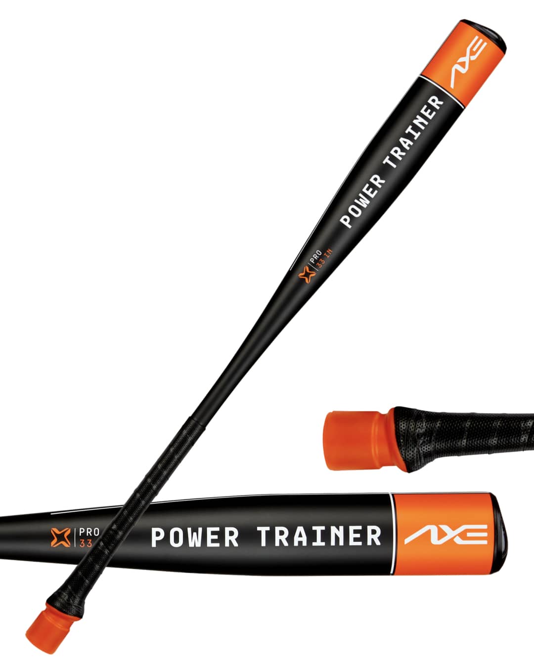 Axe Power Trainer Bat, Youth Pro, packaging and instructions.