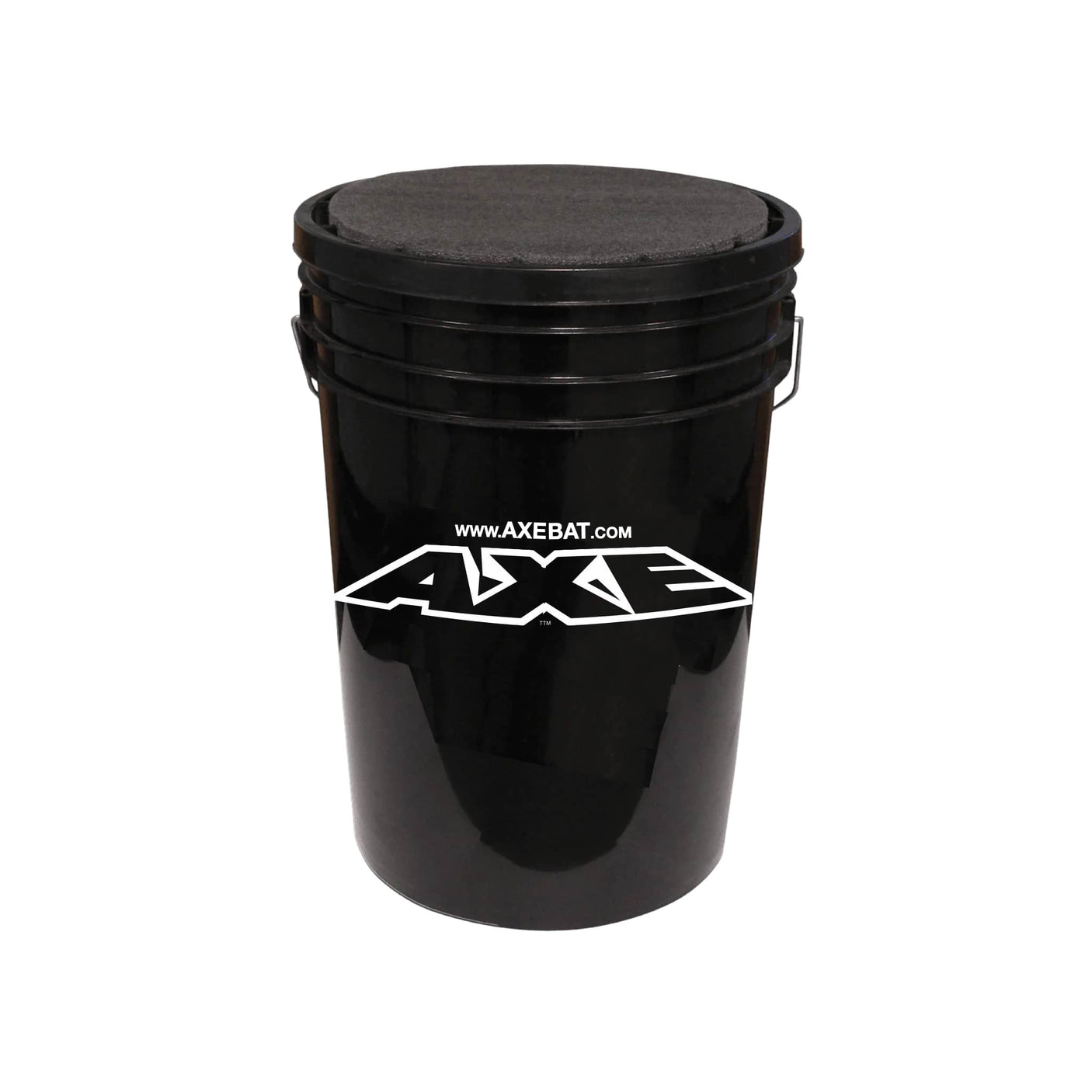 Axe Premium Ball Bucket, team practice bucket holds 3 dozen baseballs.