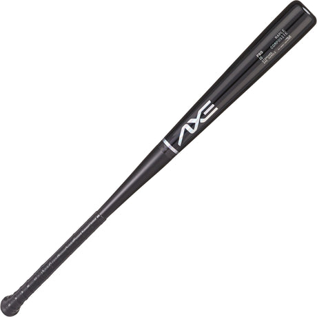 Axe Pro Maple Composite Wood Baseball Bat, Obsidian Black, Axe Handle.