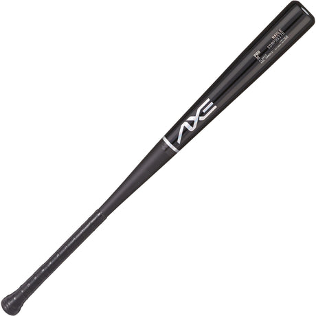 Axe Pro Maple Composite Wood Baseball Bat, Obsidian Black, Flared Handle.