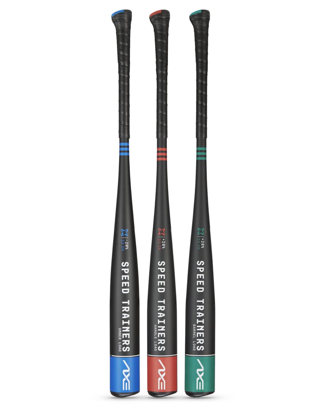 Axe Speed Trainers Bat Set powered by Driveline Baseball, packaging.