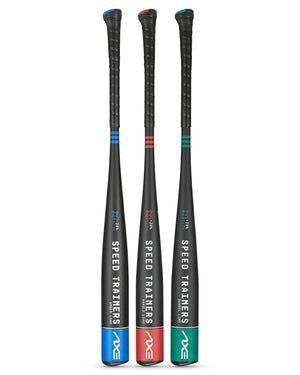 Axe Speed Trainers Bat Set powered by Driveline Baseball, packaging.