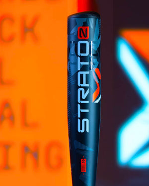 Axe Strato 2 BBCOR Baseball Bat, -3 drop, Standard Handle, lifestyle photo.