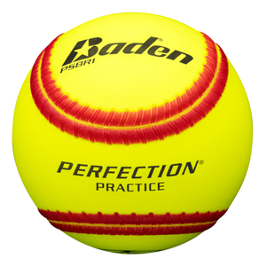 Ballistic Fastpitch Training Softballs, waterproof one-piece .47/375 practice softball, 1 dozen.
