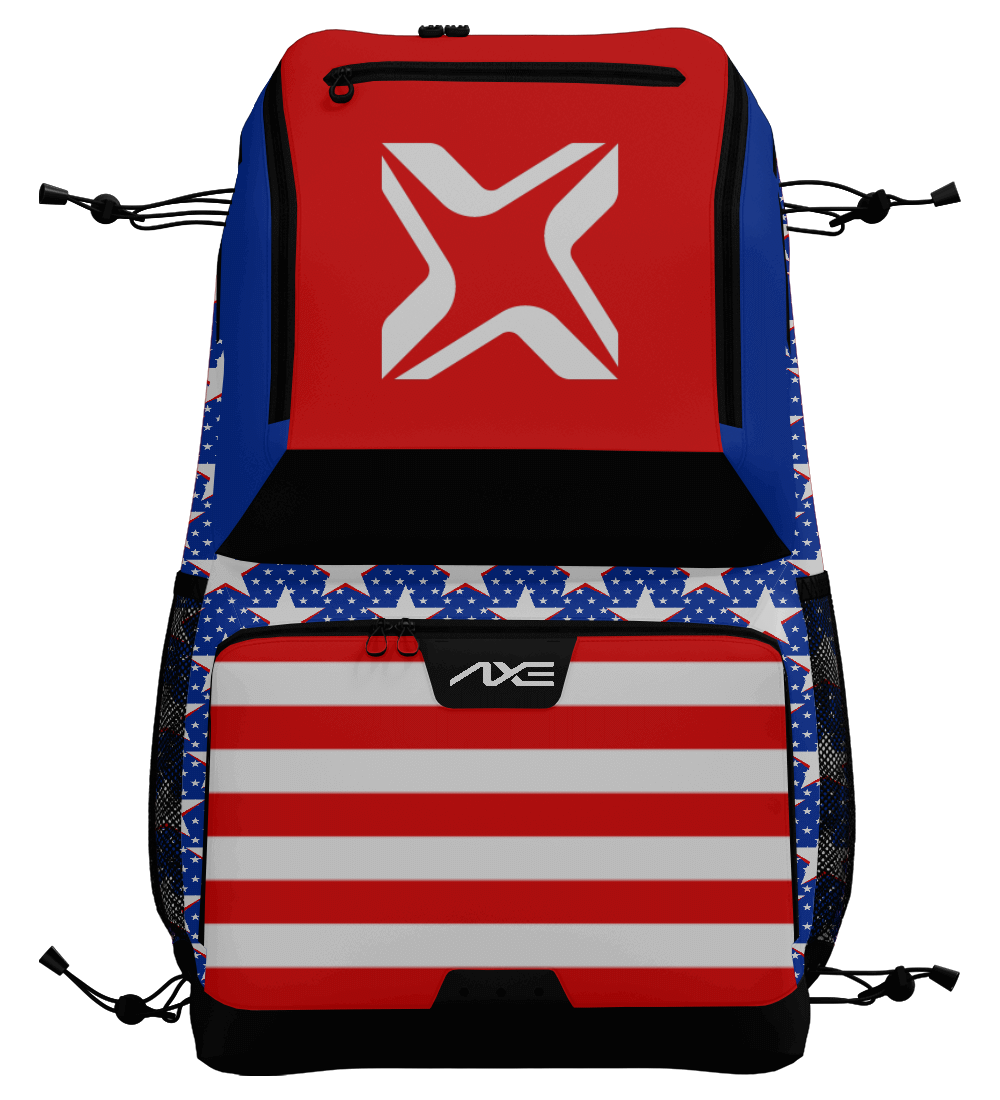 Limited Edition Axe Batpack, USA, front view.