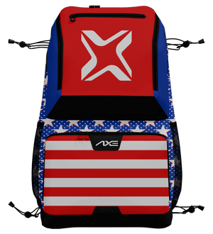 Limited Edition Axe Batpack, USA, front view.