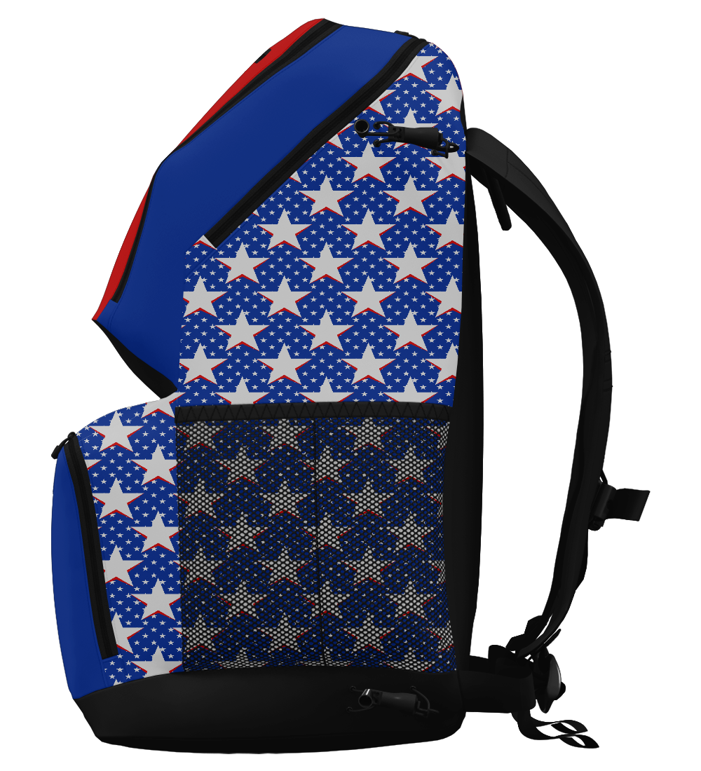 Limited Edition Axe Batpack, USA, left side view.