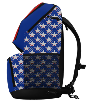 Limited Edition Axe Batpack, USA, left side view.