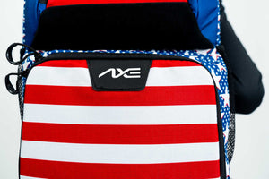 Limited Edition Axe Batpack, USA, studio photo.
